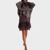 Irén™ - Texturált garbós kötött ruha