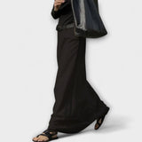 Ivett™ - Maxi szoknya rakott részlettel