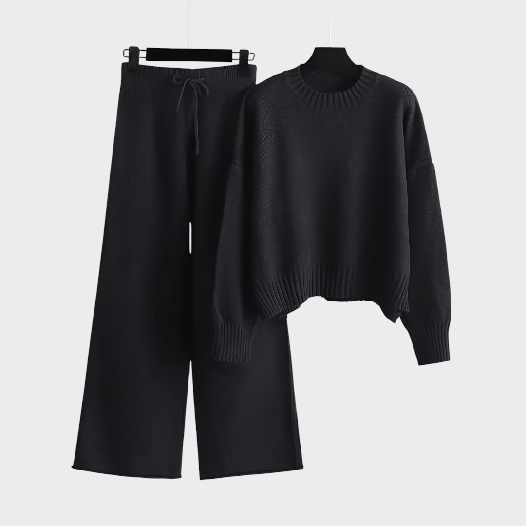 Gizella™ - Kötött pulóver és nadrág szett