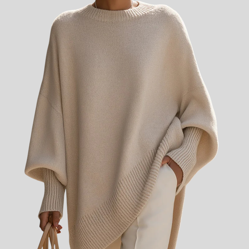 Gerda™ - Poncho stílusú oversized pulóver
