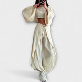 Ildikó™ - Bő Ujjú Felső és Nadrág Szett