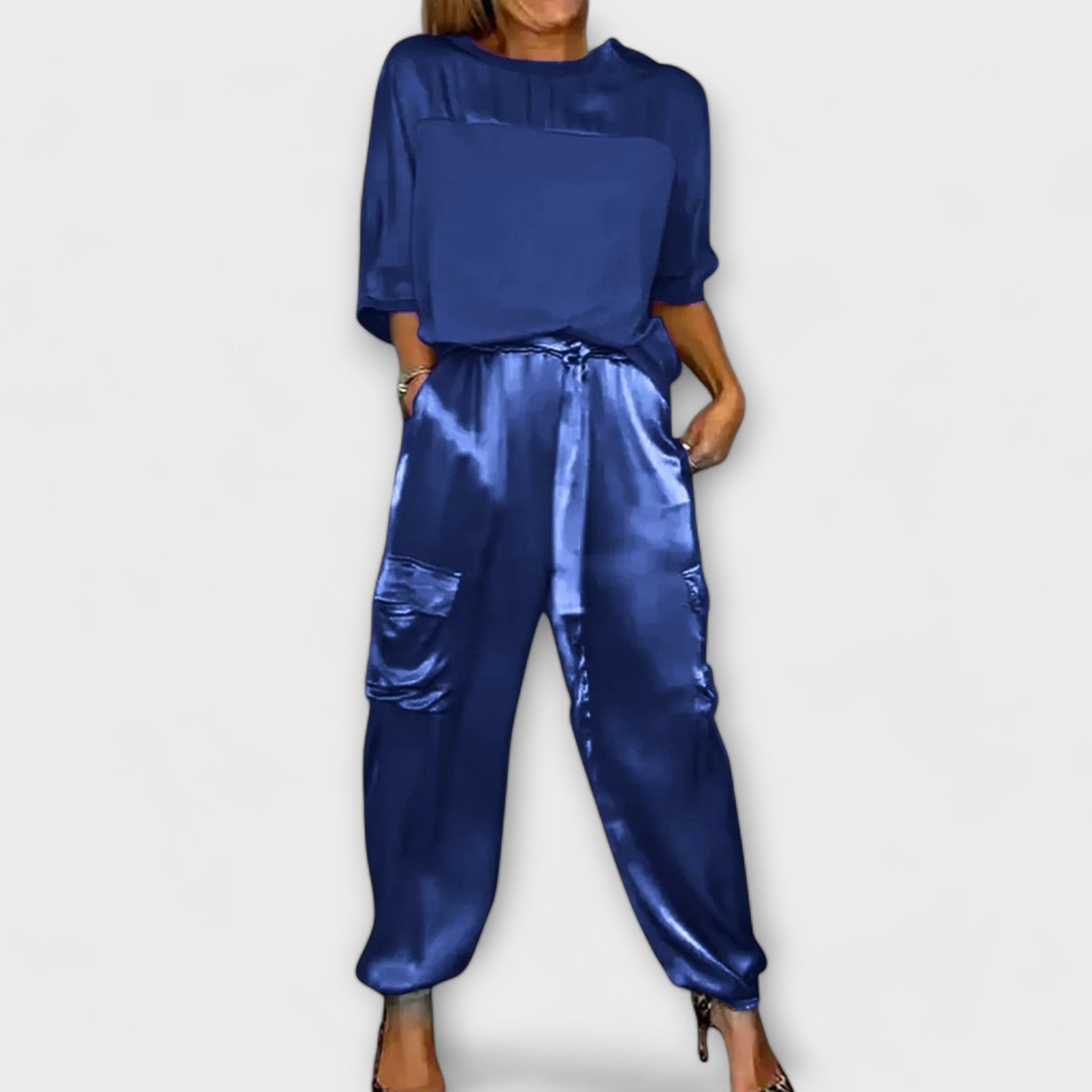 Réka™ - Oversize felső és cargo nadrág szett