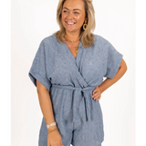 Irén™ - Kimonó stílusú rövidnadrágos overál