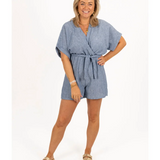 Irén™ - Kimonó stílusú rövidnadrágos overál