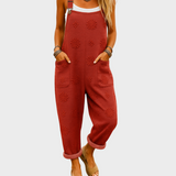 Virág™ - Hímzett virágos overál