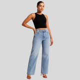 Enikő™ - Magas derekú wide leg farmer