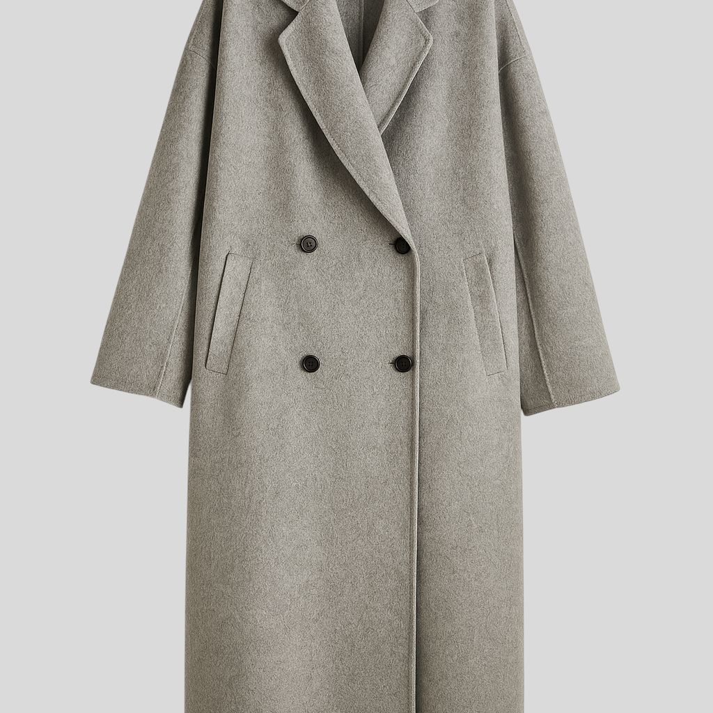 Borbála™ - Hosszú dupla gombos kabát