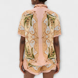 Aranka™ - Barokk mintás ing és rövidnadrág szett