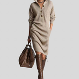 Boglárka™ - Bordázott kötött ruha