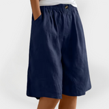 Zita™ - Len bermuda culotte