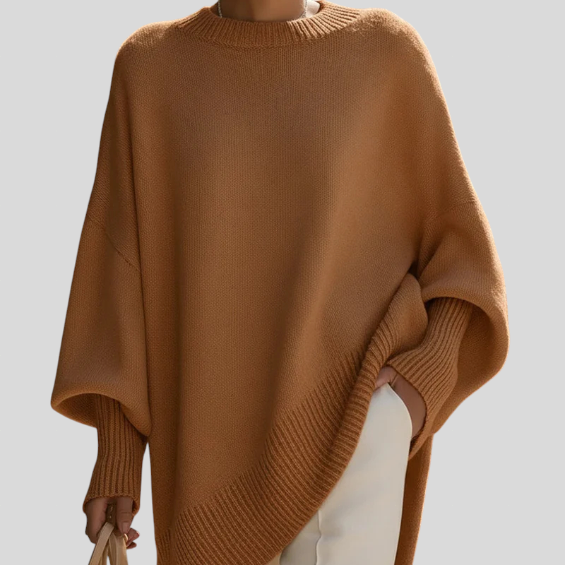 Gerda™ - Poncho stílusú oversized pulóver