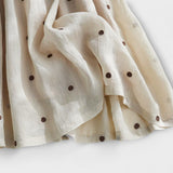 Fruzsina™ - Pöttyös szoknya zsinóros derékpánttal