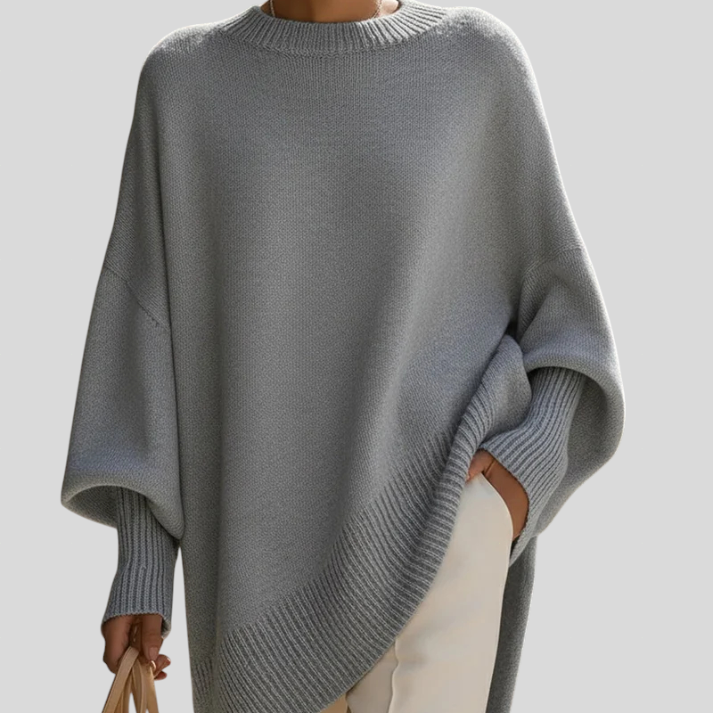Gerda™ - Poncho stílusú oversized pulóver