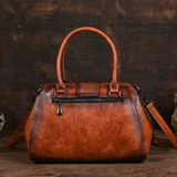 Hermina™ - Gravírozott virágmintás bőr táska