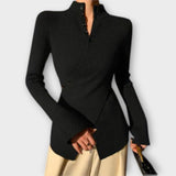 Angelika™ - Gombos slim fit felső