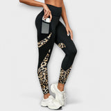 Fanni™ - Leopárd mintás sport leggings
