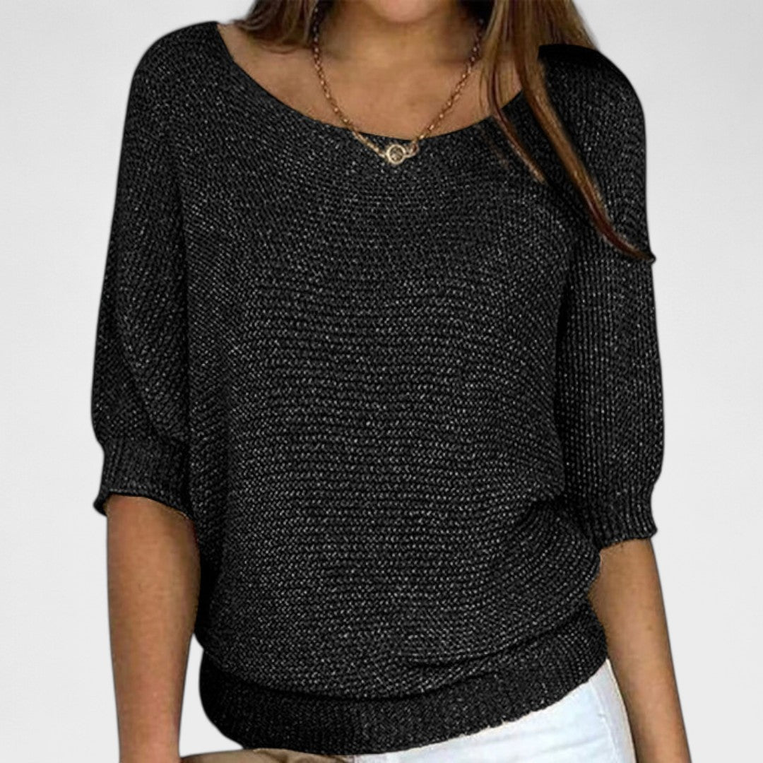 Szidónia™ - Könnyű kötött pulóver