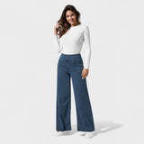 Margit™ - Magas derekú palazzo nadrág