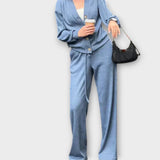 Szilvia™ - Kardigán és nadrág szett