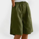 Zita™ - Len bermuda culotte