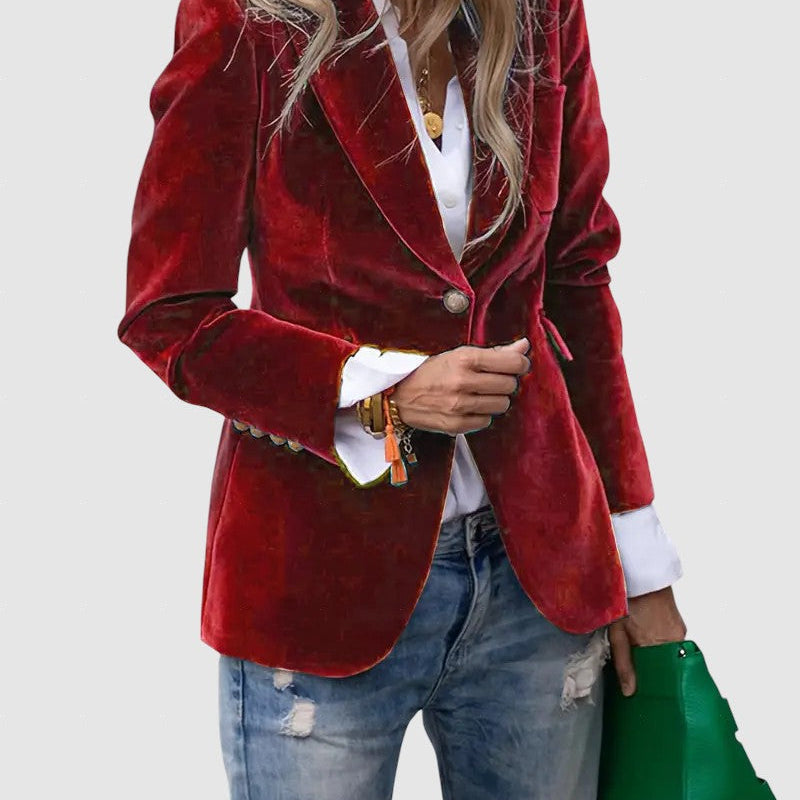 Alexandra™ - Elegáns bársonykabát