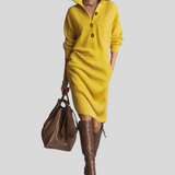 Boglárka™ - Bordázott kötött ruha