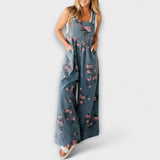 Zsófia™ - Virágmintás kantáros overall