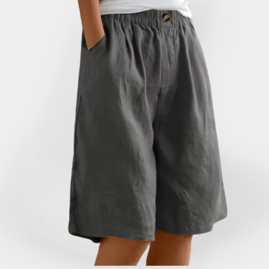 Zita™ - Len bermuda culotte