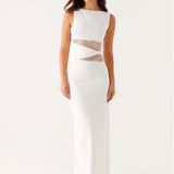 Orsolyka™ - Csipke betétes maxi ruha