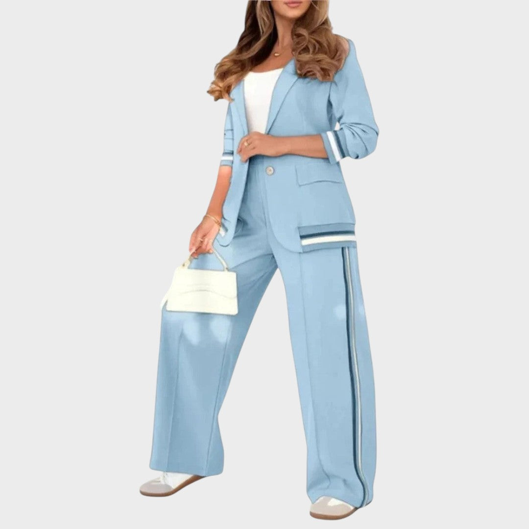 Ildikó™ - Blézer és wide leg nadrág szett