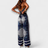 Zsófia™ - Nyomott Mintás Spagettipántos Szett