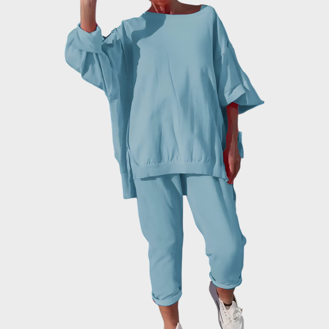 Kamilla™ - Oversize pulóver és jogger nadrág szett