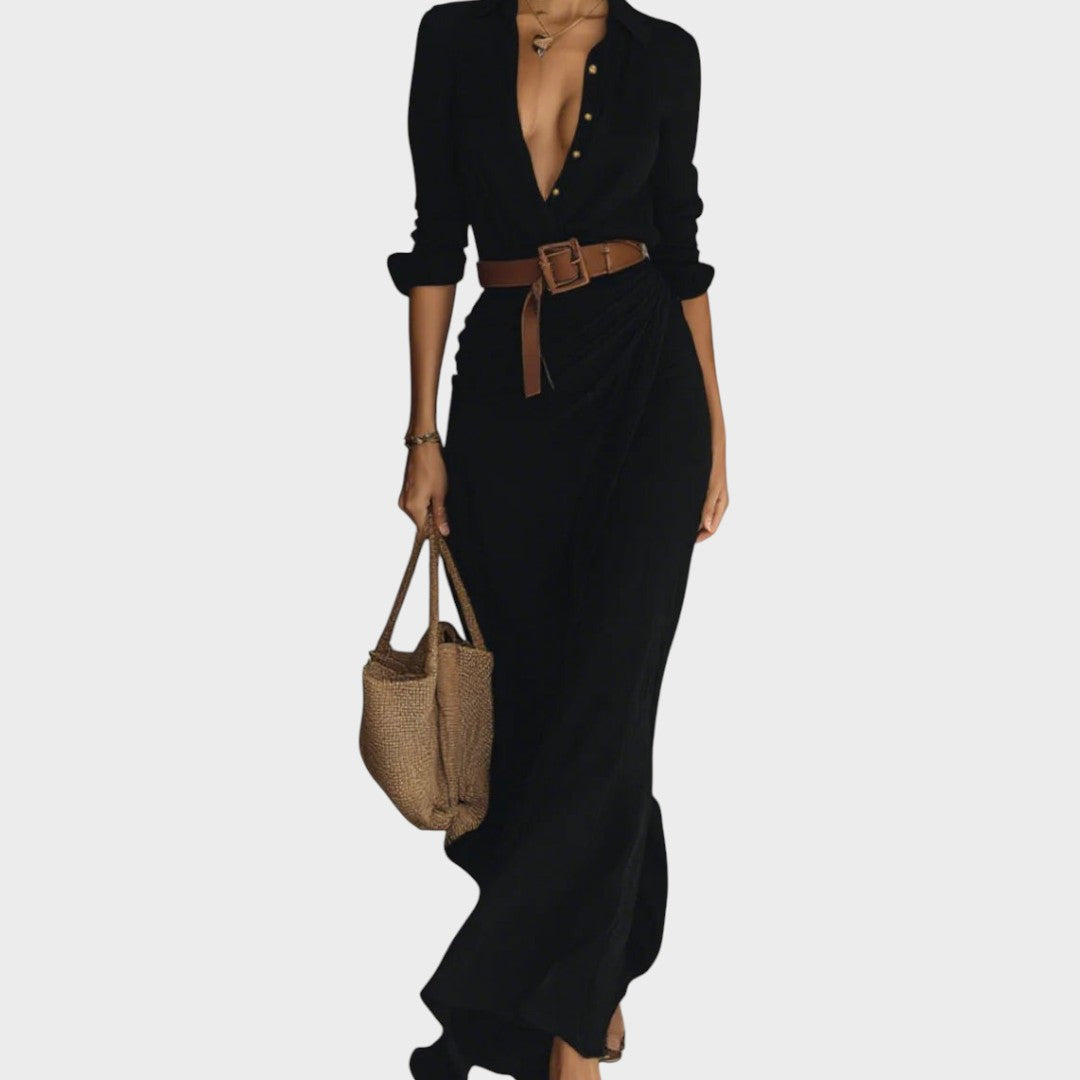 Irma™ - Ing ruha övvel és drapírozott szoknyával