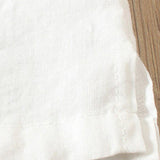 Szimonetta™ - Len blúz aszimmetrikus gombokkal