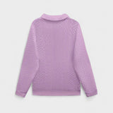 Elza™ - Cipzáras fonott mintás pulóver