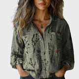 Gizus™ - Virágos hímzett ing