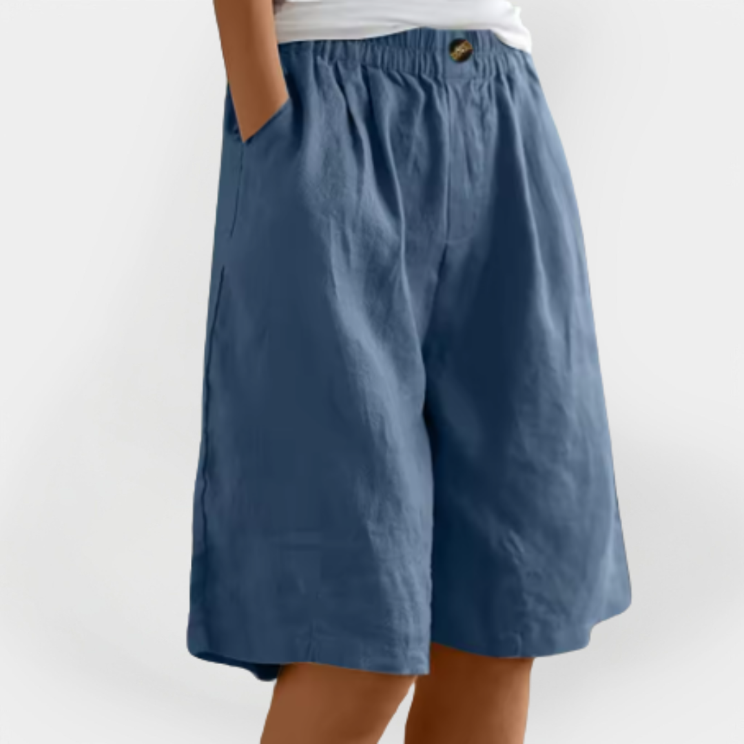 Zita™ - Len bermuda culotte