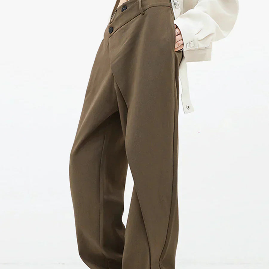 Adrienn™ - Aszimmetrikus széles szárú nadrág