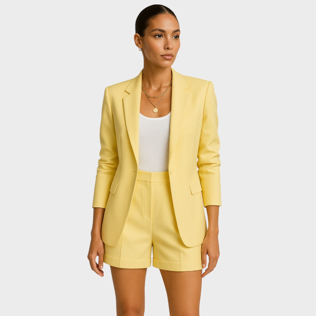 Valéria™ - Strukturált blézer és short szett