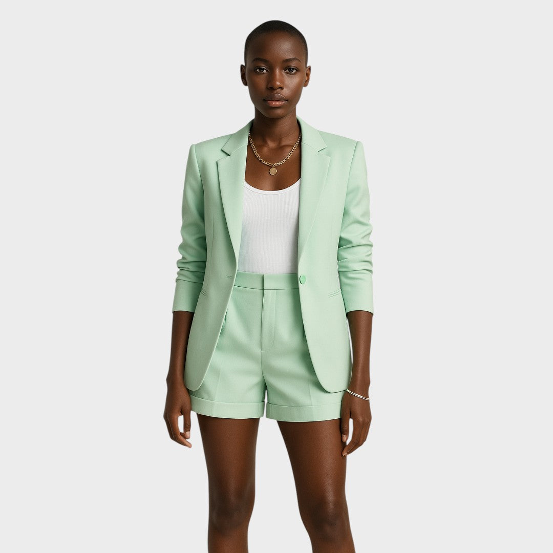 Valéria™ - Strukturált blézer és short szett