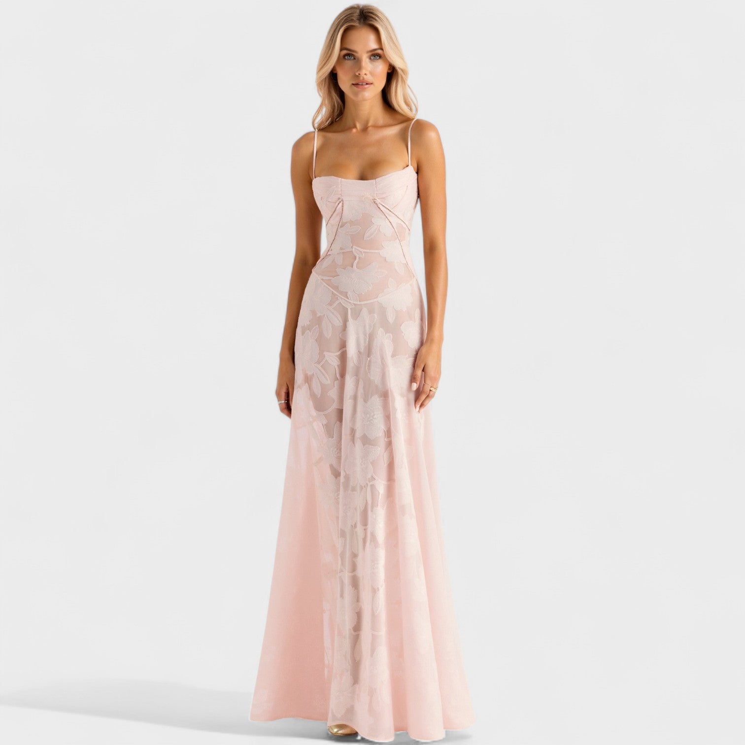 Szabina™ - Elegáns ruha vékony pántokkal