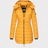 Dóra™ - Kapucnis steppelt kabát