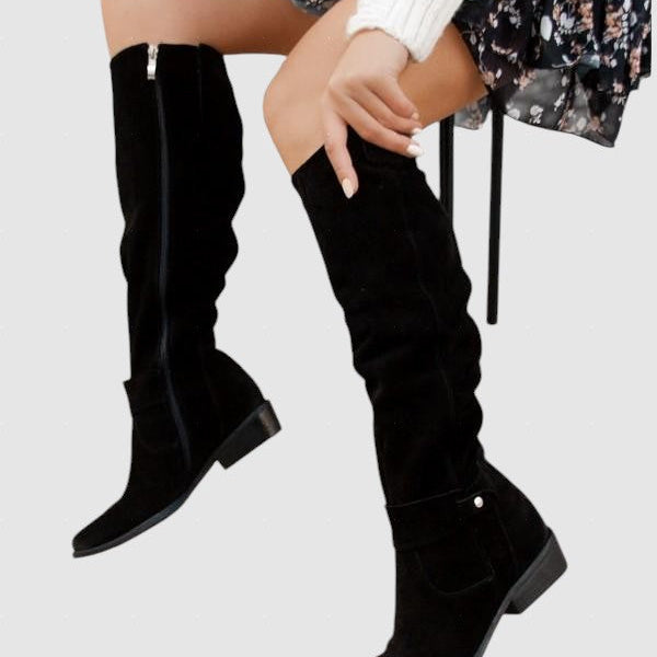 Mónika™ - Kényelmes és meleg velúr csizma