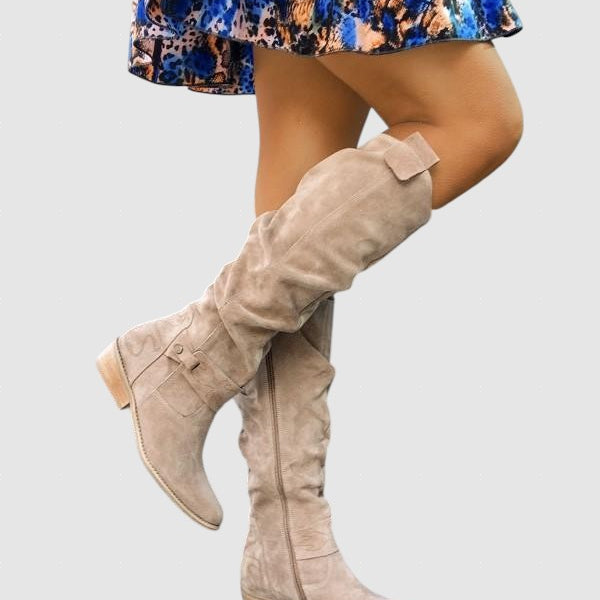 Mónika™ - Kényelmes és meleg velúr csizma