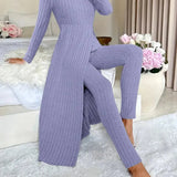 Gabriella™ - Bordázott hosszú kezeslábas