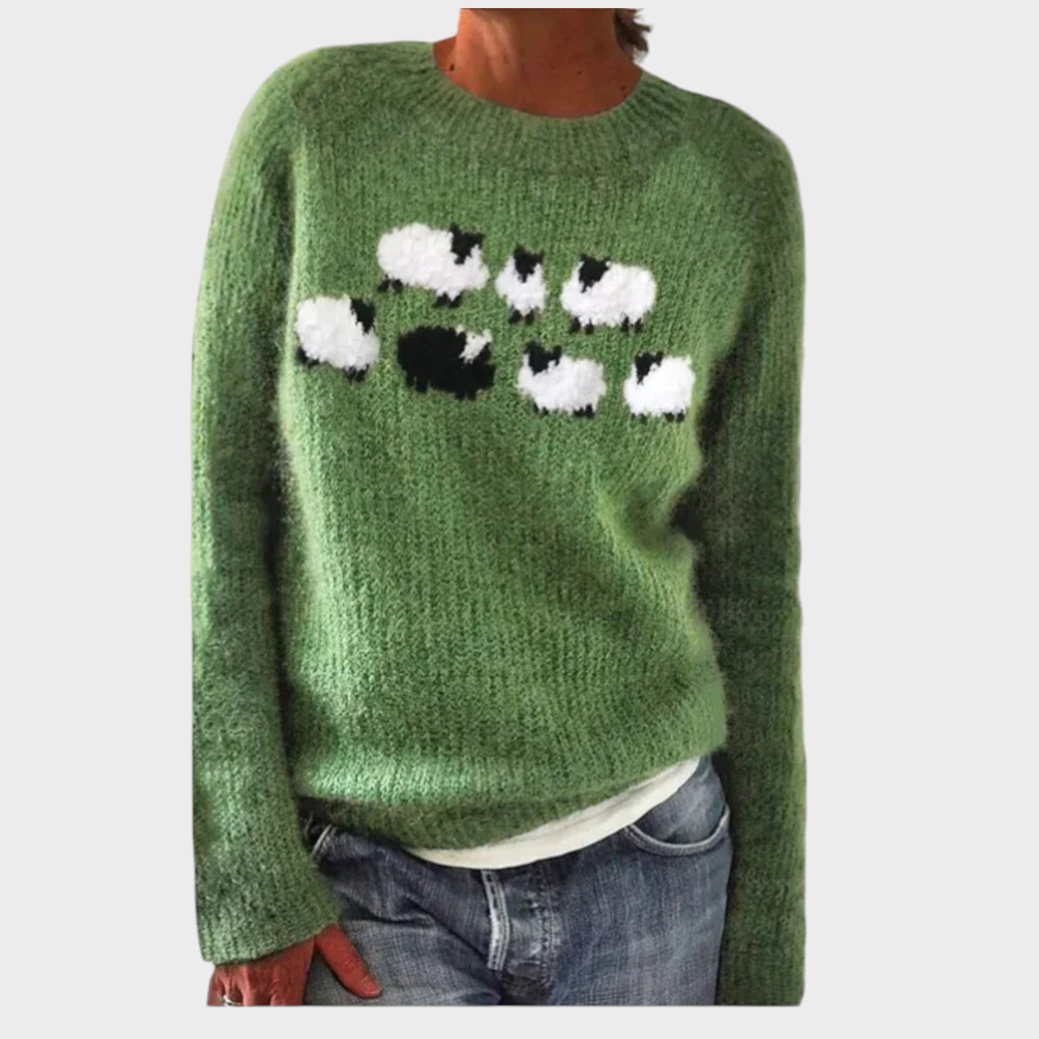 Borbála™ - Bárányos bolyhos pulóver