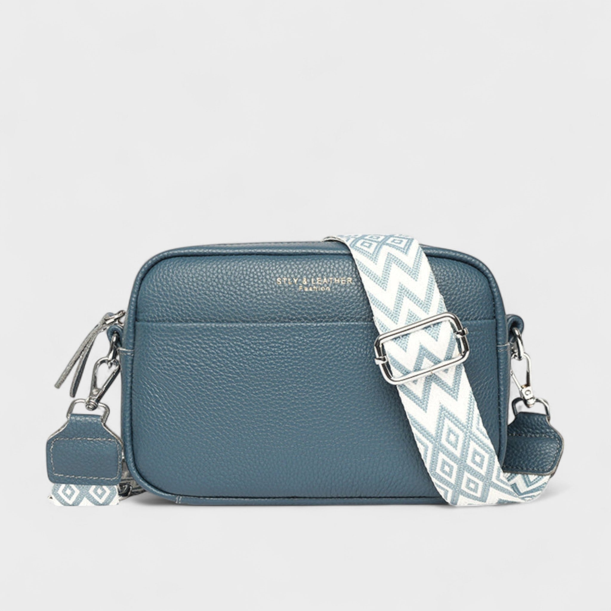 Mónika™ - Texturált bőr crossbody táska