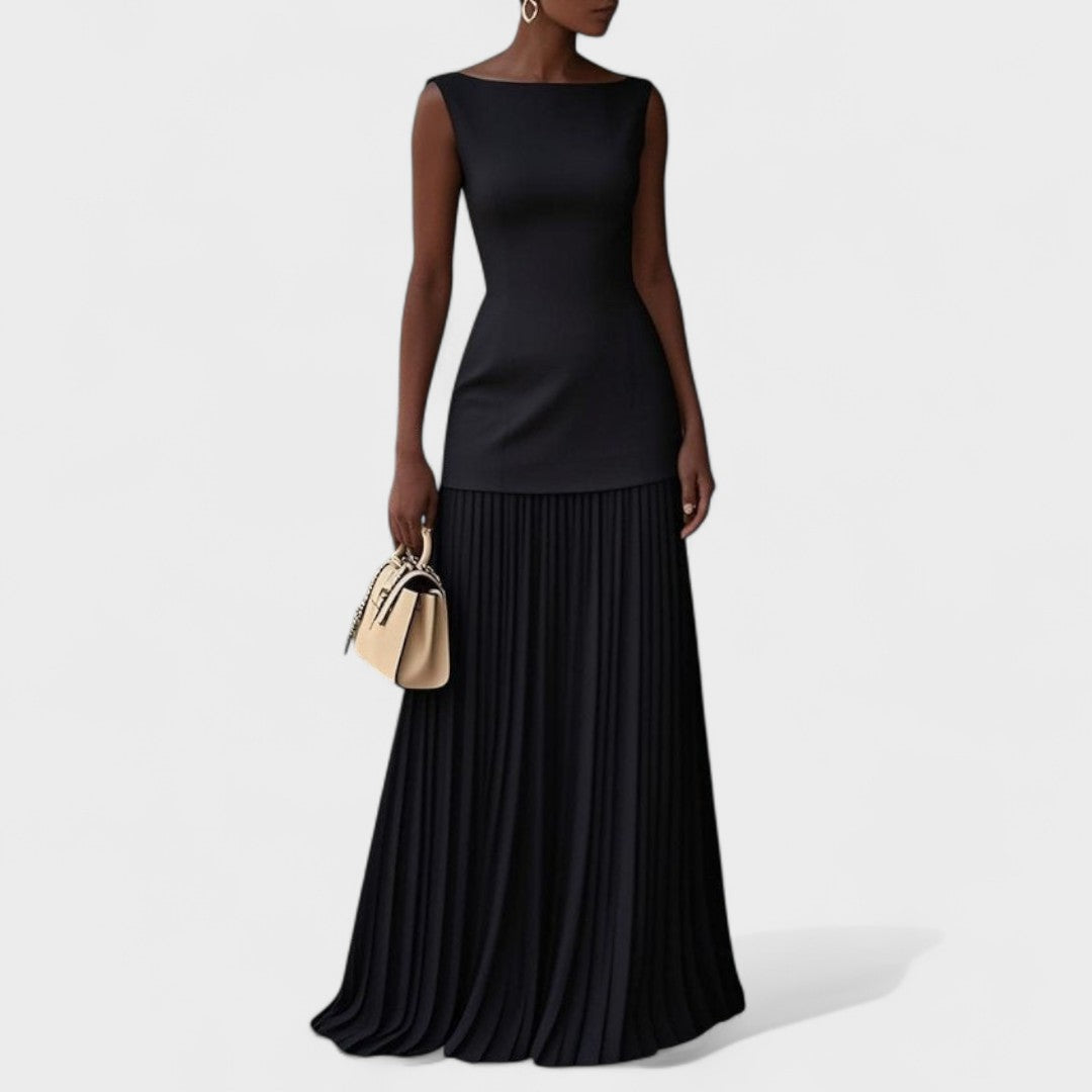 Patrícia™ - Pliszírozott alkalmi ruha