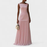 Patrícia™ - Pliszírozott alkalmi ruha