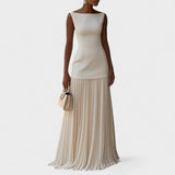 Patrícia™ - Pliszírozott alkalmi ruha